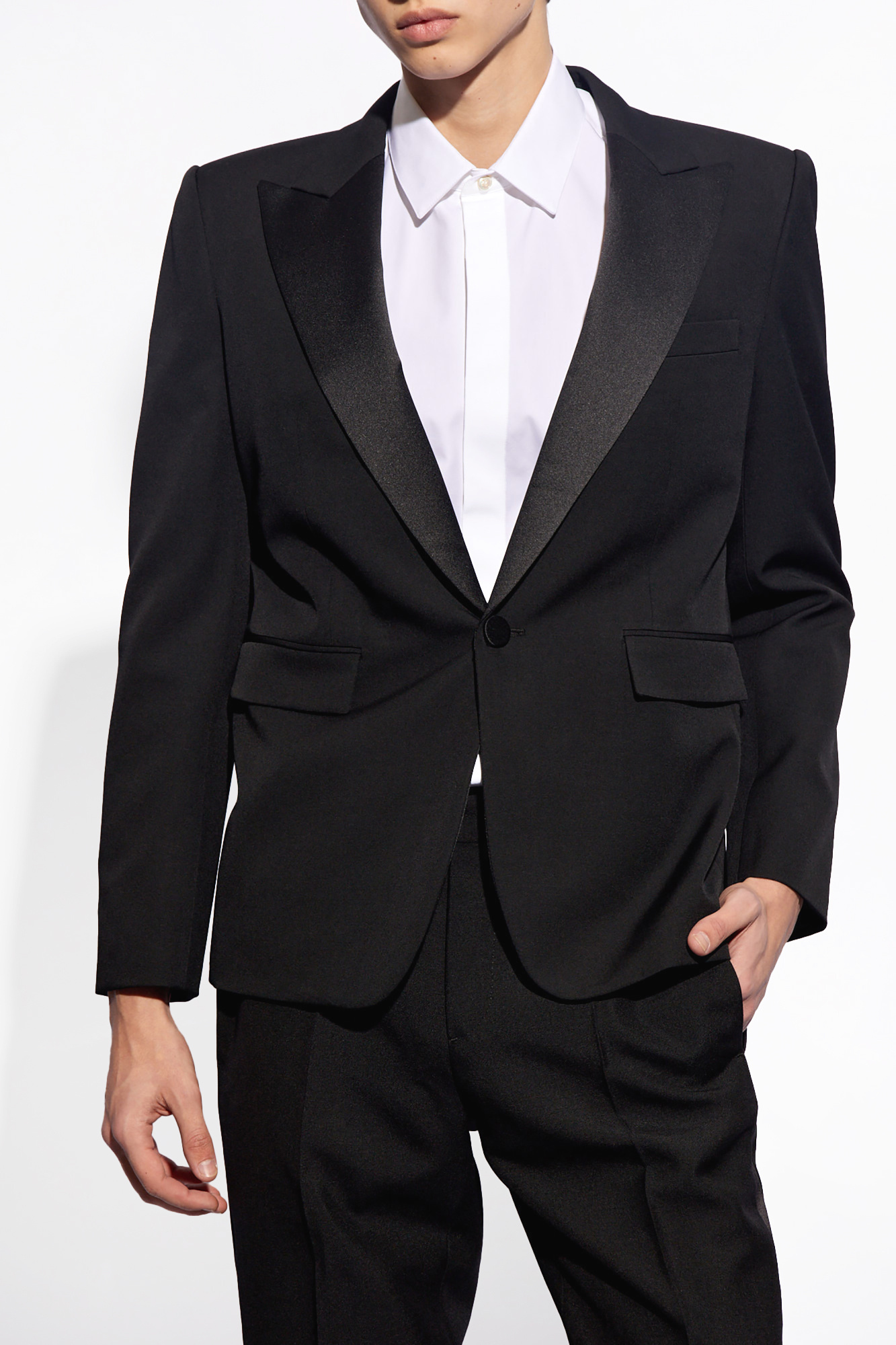 Black Wool blazer Saint Laurent - Vitkac Canada